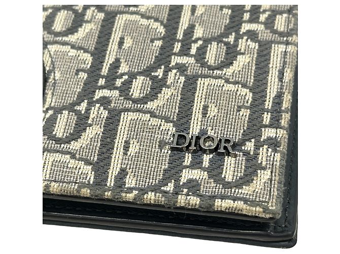 Cartera de piel gris de Christian Dior Castaño - vista 16