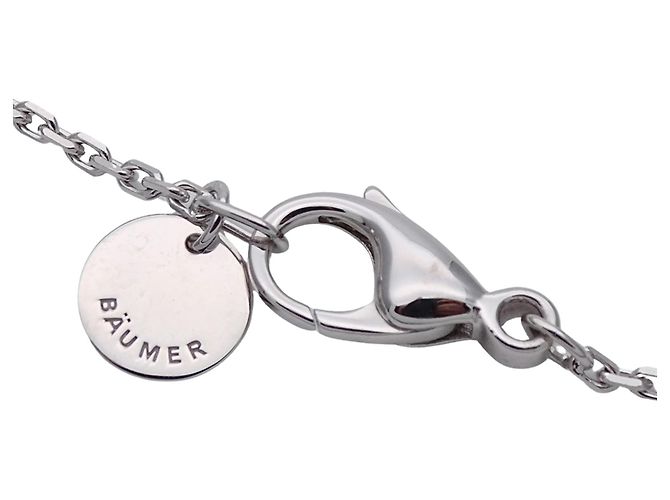 Collana Chanel in oro bianco 18K e ceramica nera Nero Argento - vista 5