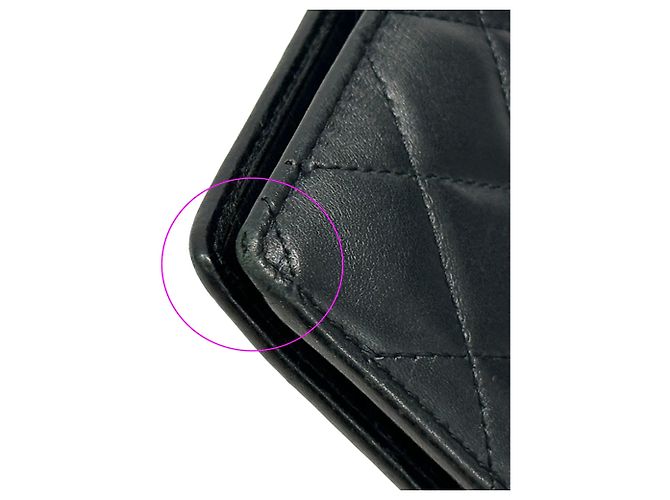 Chanel Cambon Long Wallet Schwarz - Ansicht 13