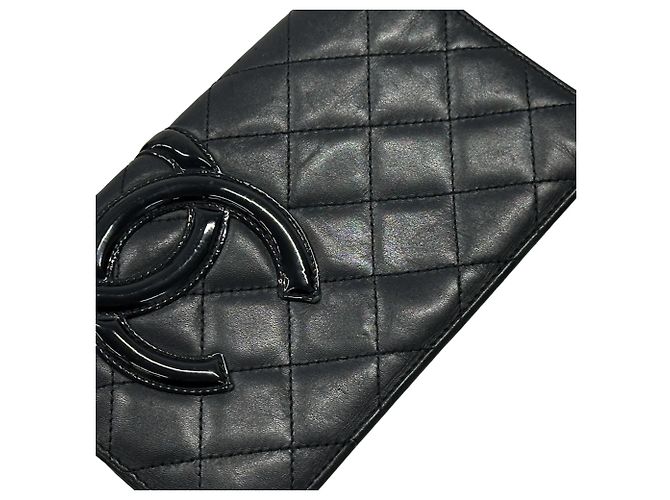 Chanel Cambon Long Wallet Schwarz - Ansicht 7