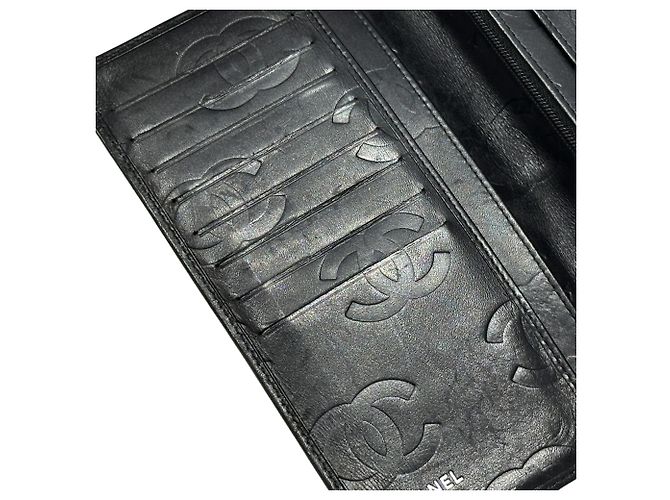 Chanel Cambon Long Wallet Schwarz - Ansicht 8