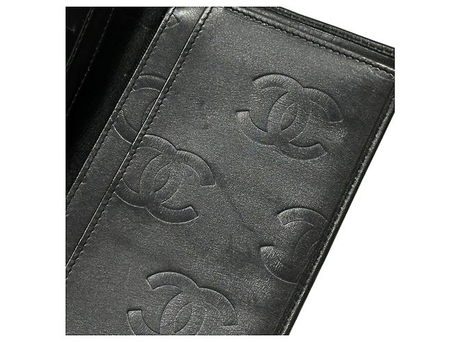 Chanel Cambon Long Wallet Schwarz - Ansicht 9