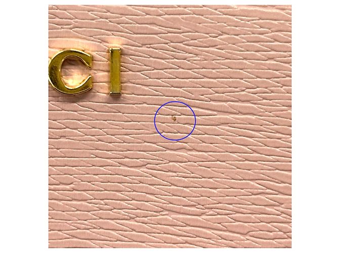 Monedero de cuero rosa Gucci - vista 6