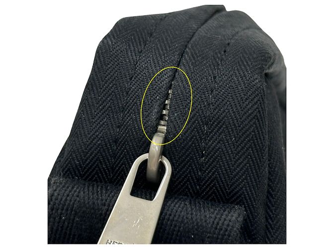 Hermès Borsa a tracolla Hermes Acapulco Pochette Nero - vista 8