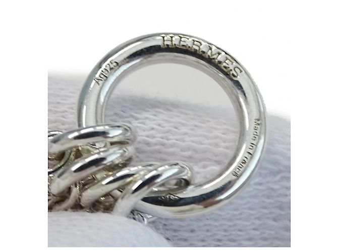 Hermès Collana Hermes Chaine d'Ancre Parade PM Argento - vista 5