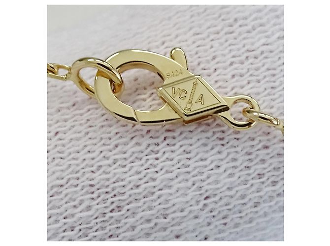 Vintage Alhambra Halskette Van Cleef & Arpels Golden - Ansicht 12