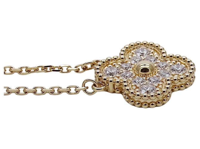 Vintage Alhambra Halskette Van Cleef & Arpels Golden - Ansicht 3