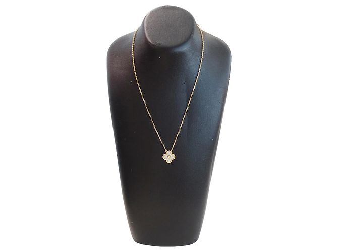Vintage Alhambra Halskette Van Cleef & Arpels Golden - Ansicht 8