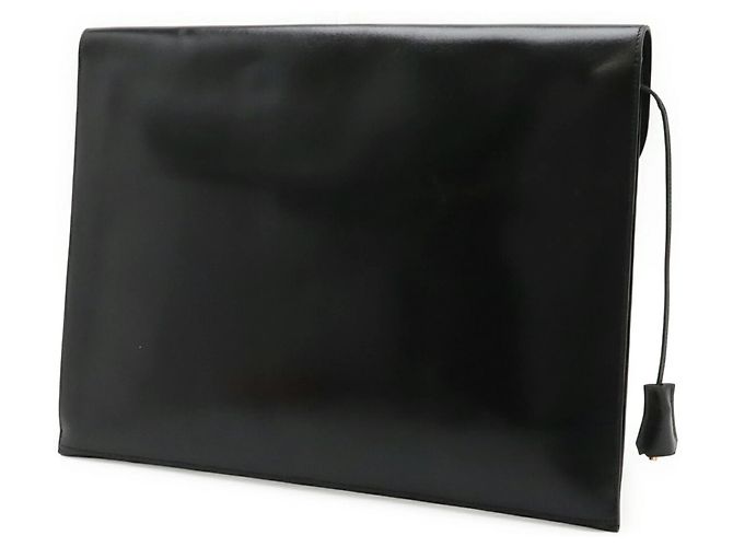 Hermès HERMES Kilius Second Bag Clutch Handbag Nero - vista 3