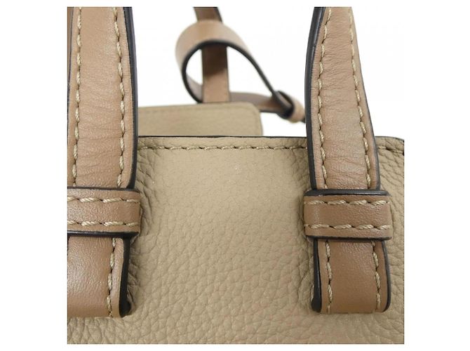 Mini borsa a tracolla Loewe Hammock con coulisse Sabbia - vista 4