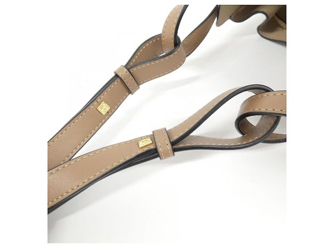 Mini borsa a tracolla Loewe Hammock con coulisse Sabbia - vista 5