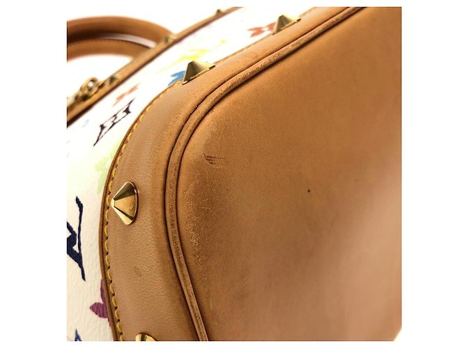 Borsa Alma PM Multicolor Louis Vuitton Bianco - vista 3