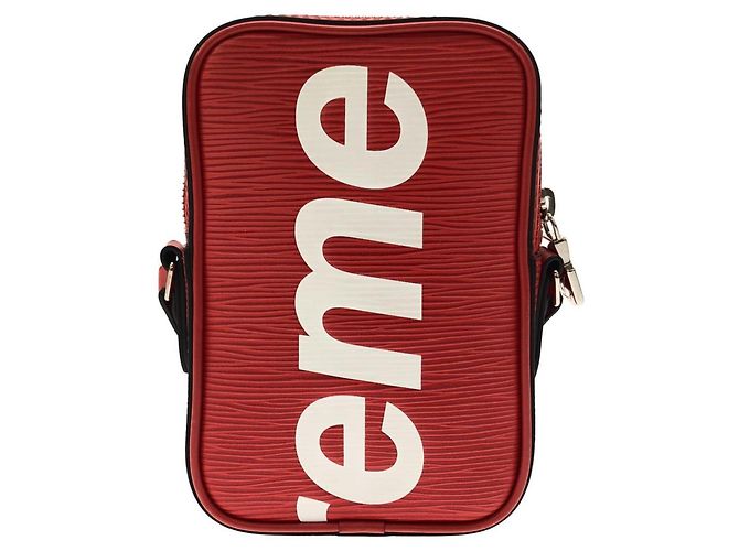 Borsa a Spalla Louis Vuitton Epi (Supreme) Danube PPM Rosso - vista 2