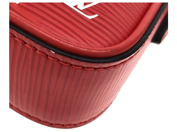 Borsa a Spalla Louis Vuitton Epi (Supreme) Danube PPM Rosso - vista 4