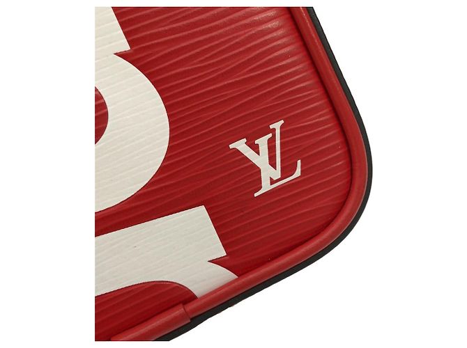 Borsa a Spalla Louis Vuitton Epi (Supreme) Danube PPM Rosso - vista 6