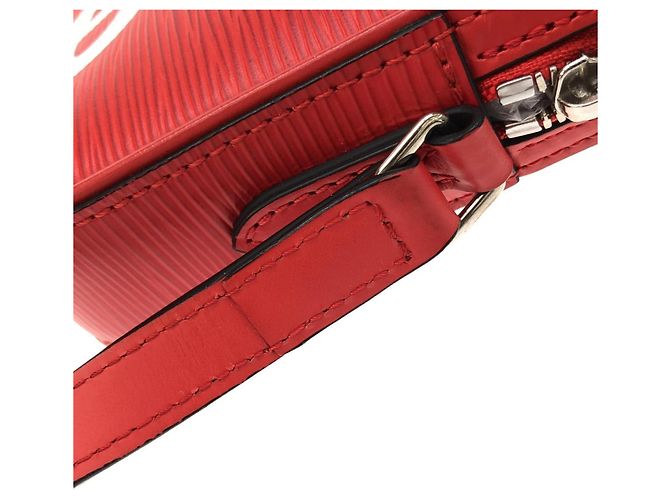 Borsa a Spalla Louis Vuitton Epi (Supreme) Danube PPM Rosso - vista 7