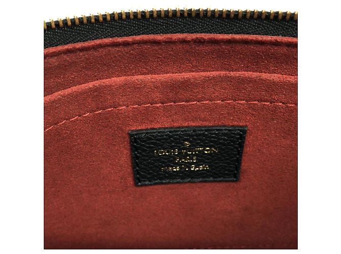 Louis Vuitton Bicolor Monogram Empreinte Multi Pochette Accessoires M45777 Nero Beige - vista 8