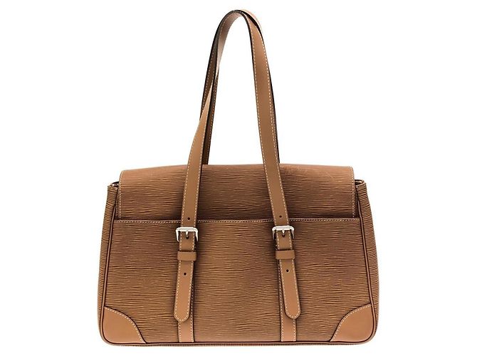 Borsa a Spalla Louis Vuitton Epi Segur Cammello - vista 2