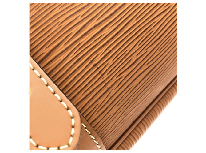 Borsa a Spalla Louis Vuitton Epi Segur Cammello - vista 4