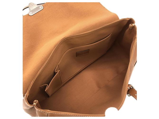 Borsa a Spalla Louis Vuitton Epi Segur Cammello - vista 9