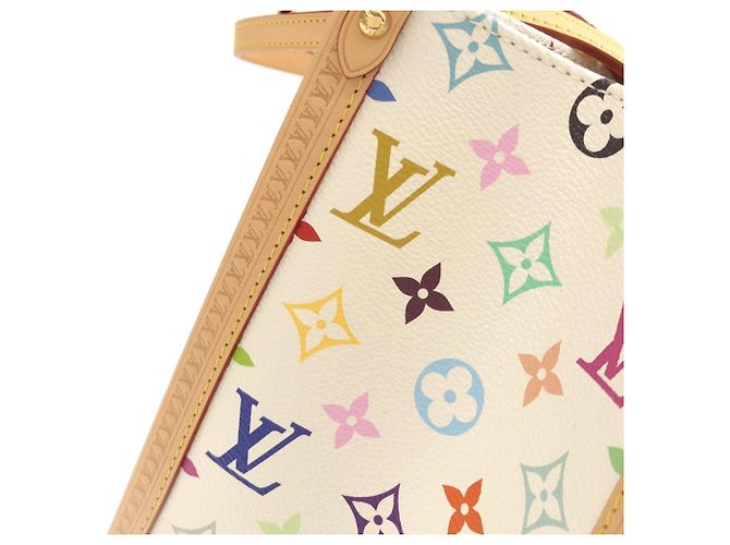 Borsa Louis Vuitton Multicolor OnTheGo Trunk MM Bianco - vista 5