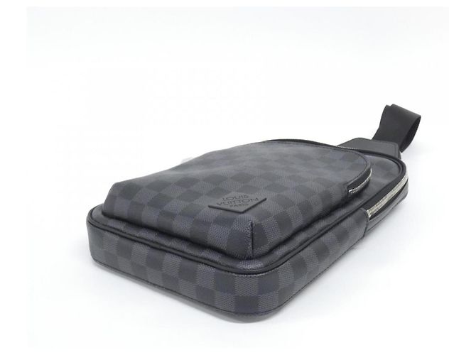 Borsa a tracolla Louis Vuitton Damier Graphite Avenue Damier ebene - vista 3