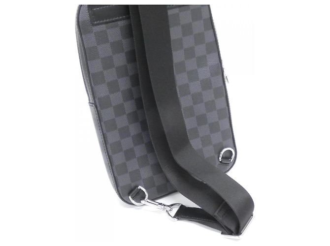 Borsa a tracolla Louis Vuitton Damier Graphite Avenue Damier ebene - vista 5