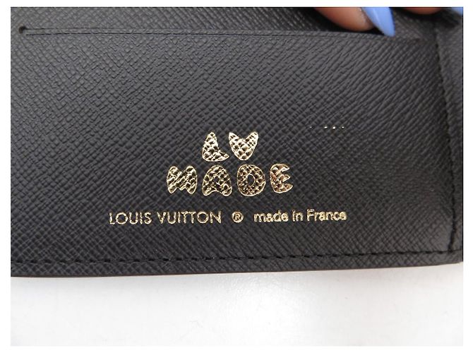 NUEVA CARTERA LOUIS VUITTON X NIGO MULTIPLE M81108 MONOGRAM REVERSE CANVAS Castaño - vista 6