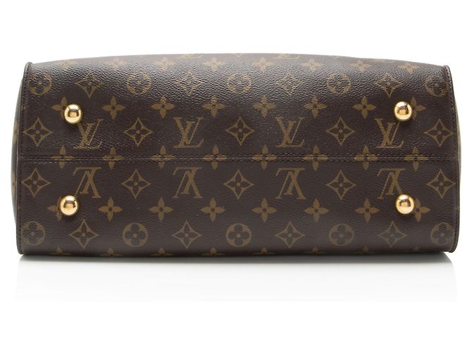 Borsa Tuileries in tela Monogram Louis Vuitton Marrone Beige - vista 4