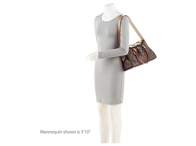 Borsa Tuileries in tela Monogram Louis Vuitton Marrone Beige - vista 5