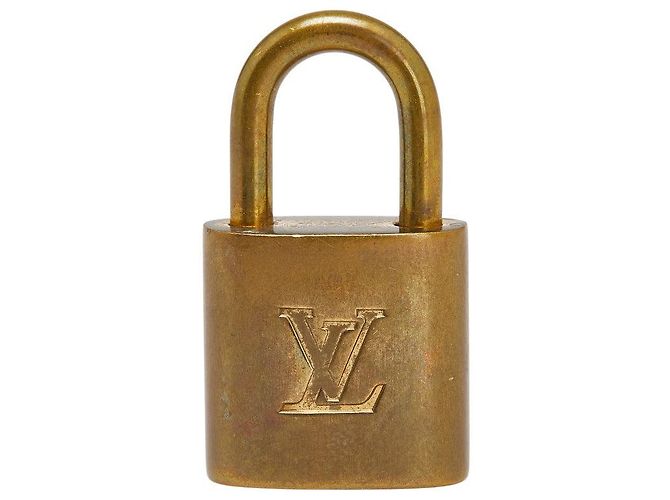 Set di lucchetto e chiave Louis Vuitton D'oro Metallico - vista 2