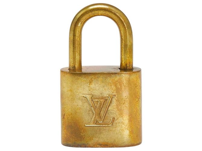 Set di lucchetto e chiave Louis Vuitton D'oro Metallico - vista 2