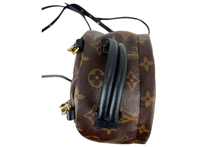 Zaino Louis Vuitton Palm Springs Mini Monogram Marrone - vista 10
