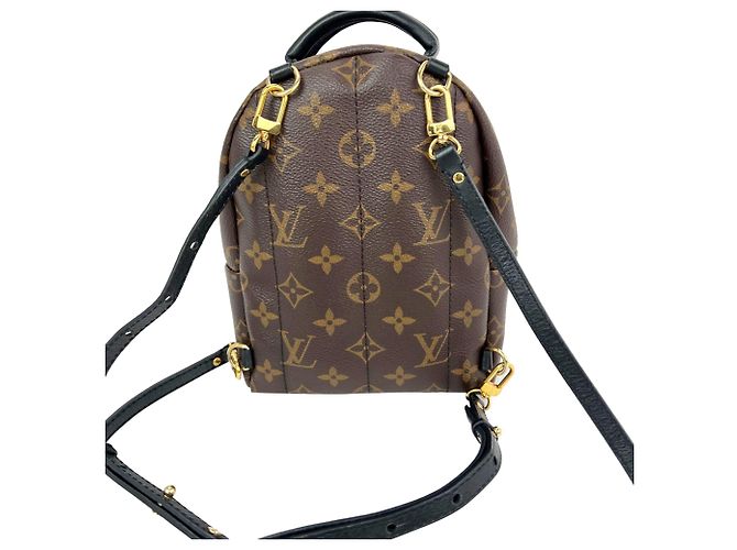 Zaino Louis Vuitton Palm Springs Mini Monogram Marrone - vista 2