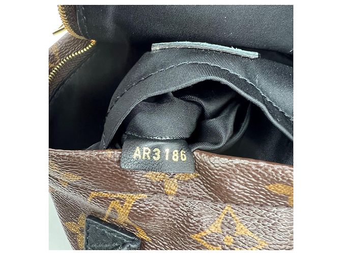Zaino Louis Vuitton Palm Springs Mini Monogram Marrone - vista 4