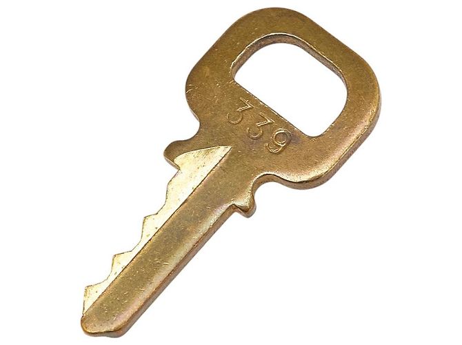 Louis Vuitton Cadena Padlock Key Set D'oro Metallico - vista 5