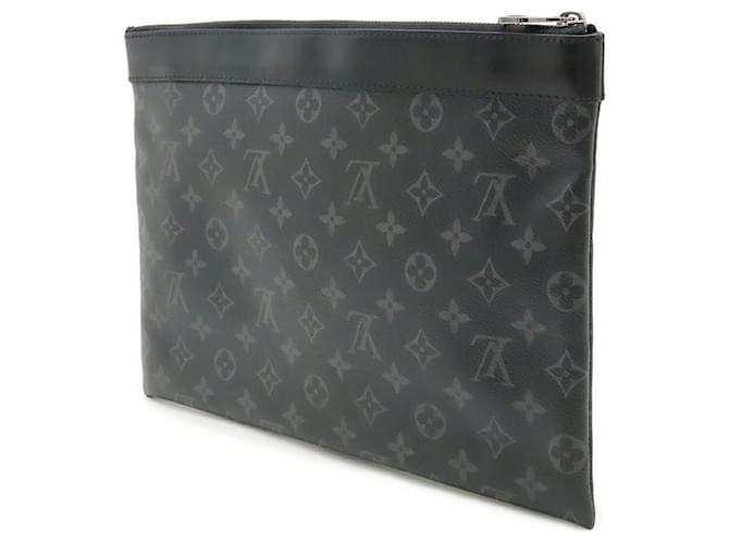 Pochette Discovery Monogram Eclipse Louis Vuitton Negro - vista 2