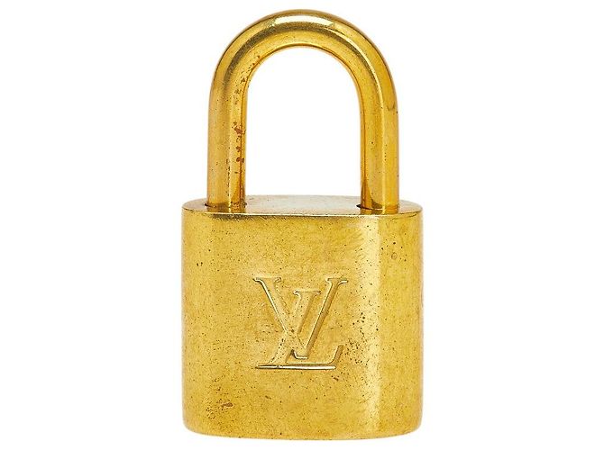 Set lucchetto e chiave Louis Vuitton D'oro Metallico - vista 2