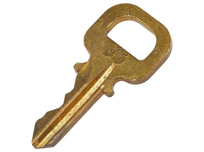 Louis Vuitton Cadena Padlock Key Set Accessory Dourado Metálico - vista 5