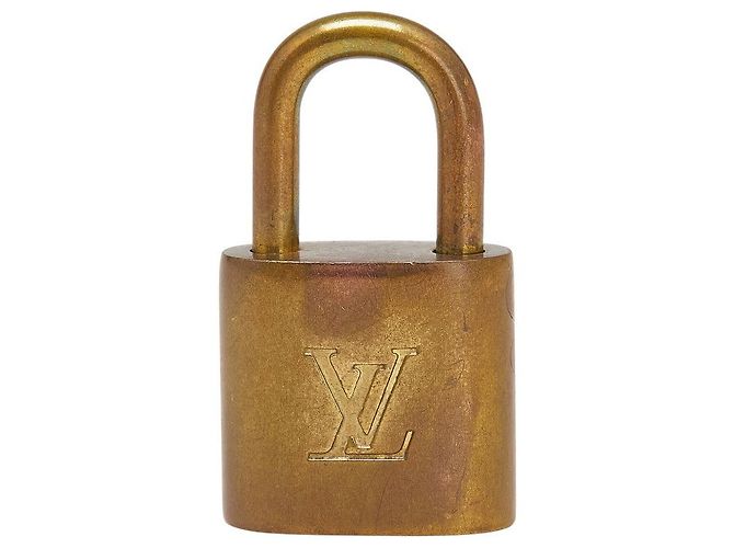 Set di lucchetto e chiavi Louis Vuitton D'oro Metallico - vista 2