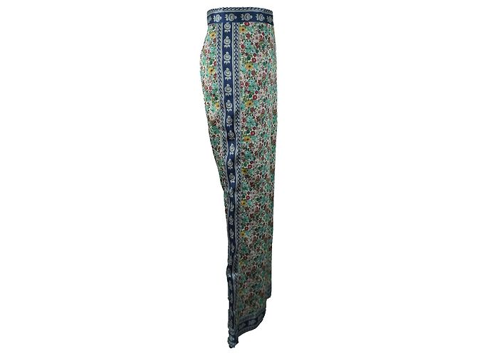 Fließende Hose mit buntem Blumenmuster SANDRO Mehrfarben - Ansicht 2