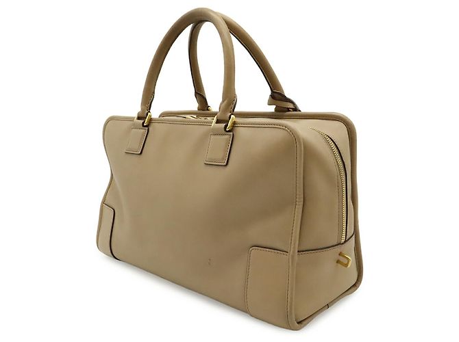 Borsa a mano Loewe Amazona 36 in pelle Marrone Beige - vista 2