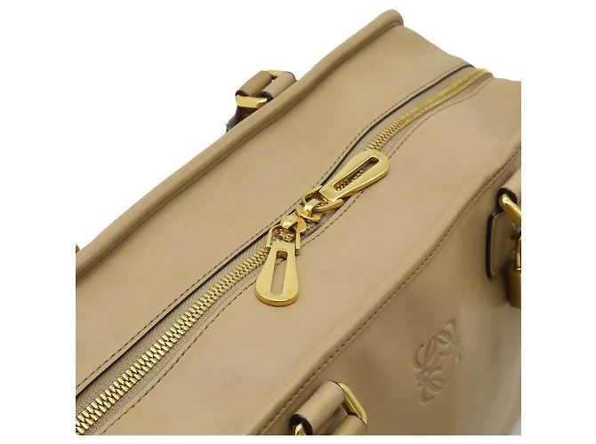 Borsa a mano Loewe Amazona 36 in pelle Marrone Beige - vista 5