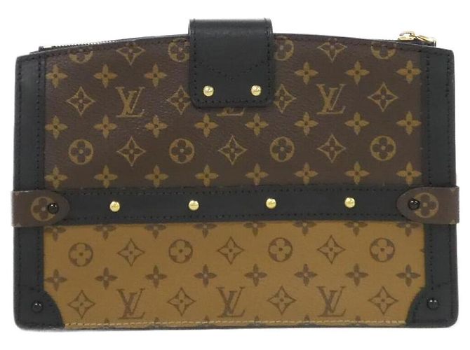 Borsa a tracolla Louis Vuitton Monogram Reverse Marrone - vista 2