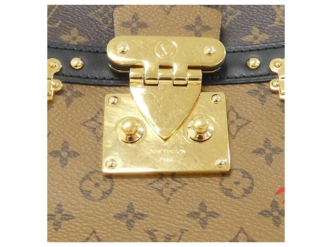 Borsa a tracolla Louis Vuitton Monogram Reverse Marrone - vista 4