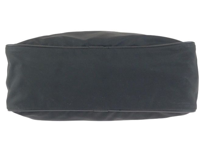 Borsa a tracolla in nylon Prada Tessuto con logo triangle Nero - vista 10