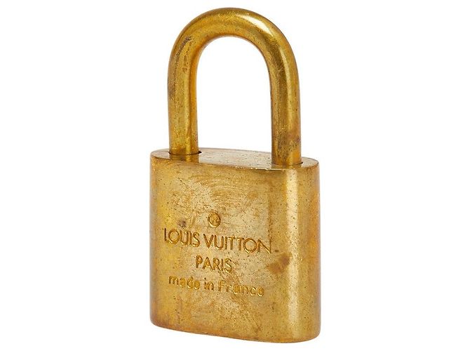 Set di lucchetto e chiave Louis Vuitton Cadena D'oro Metallico - vista 3