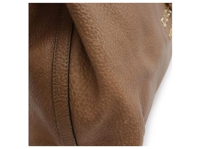 Borsa Tote a Spalla Gucci Logo Marrone - vista 4