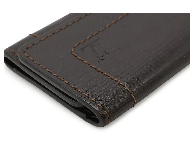 Louis Vuitton Utah Leder Schlüsselcase Braun - Ansicht 3