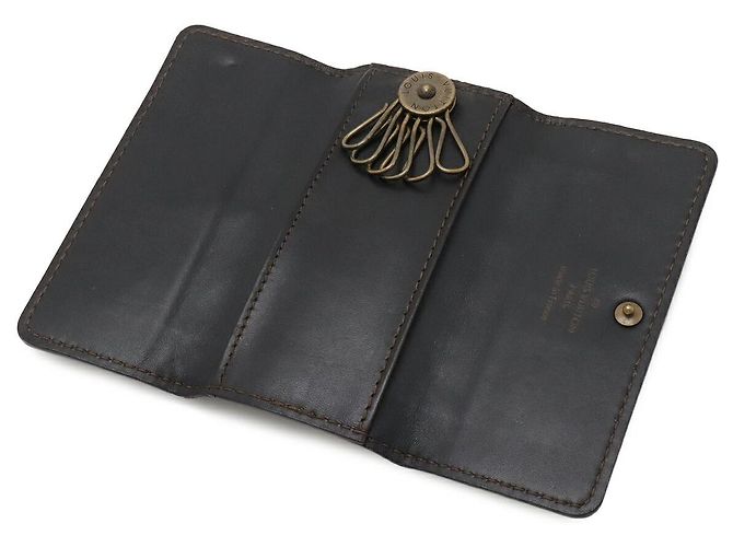 Louis Vuitton Utah Leder Schlüsselcase Braun - Ansicht 5